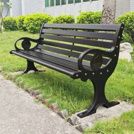 Ghế công viên nhôm đúc ngoài trời, ghế sân vườn villa, biệt thự... HN-145
