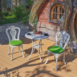 Bàn Ghế Nhôm Đúc D68-02G