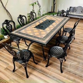 BỘ BÀN GHẾ SÂN VƯỜN MẶT ĐÁ 188 – 08VM